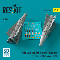 AIM-26B (Rb.27) Falcon missiles (2 pcs) (F-106A, J-35F/J,...