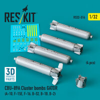 CBU-89A cluster bombs GATOR (4 pcs) (A-10, F-15E, F-16,...