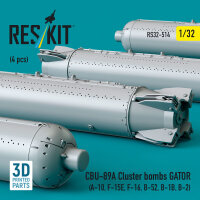 CBU-89A cluster bombs GATOR (4 pcs) (A-10, F-15E, F-16,...