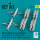 GBU-39 SDB (8 pcs) and BRU-61 (2 pcs) (Su-27, MiG-29, F-16, F-15E, F-22, F-35, Tornado, JAS-39, A-10, AC-130W, B-1B, B-2, B-52) (3D Printed)