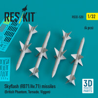 Skyflash (RB71/Av.71) missiles (4 pcs) (British Phantom,...