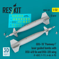 GBU-10 Paveway I laser guided bombs with BSU-4/B fin and...