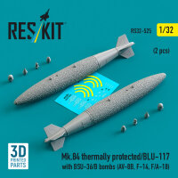 Mk.84 thermally protected/BLU-117 with BSU-36/B bombs (2...
