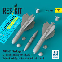 AGM-62 Walleye I ER missiles (2 pcs) with AN/AWG-16 data...