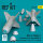 AGM-62 Walleye I ER missiles (2 pcs) with AN/AWG-16 data link pod (1 pcs) (A-4, A-6, A-7, F-4, F/A-18) (3D Printed)