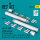 LAU-10 ZUNI rocket launcher for US Army & Navy (2 pcs) (A-1, A-4, A-6, A-7, A-10, A-37, AV-8, TF-9J, OV-1, OV-10, F-4, F-5, F-100, F-14, F-16, F/A-18, Su-25) (3D Printed)