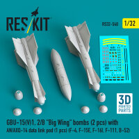 GBU-15(V)1, 2/B Big Wing bombs (2 pcs) with AN/AXQ-14...