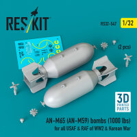 AN-M65 (AN-M59) bombs (1000 lbs) for all USAF & RAF...