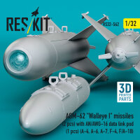 AGM-62 Walleye I missiles (2 pcs) with AN/AWG-16 data...