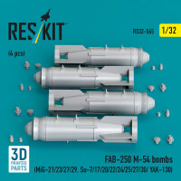 FAB-250 ?-54 bombs (4 pcs) (MiG-21/23/27/29,...