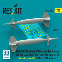 GBU-10 Paveway I laser guided bombs with BSU-37/B fin and...