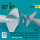 GBU-10 Paveway I laser guided bombs with BSU-37/B fin and BSU-3A/B wing (slow speed) thermally protected (2 pcs) (F-4D/E, F-111, A-6A, A-7E) (3D Printed)