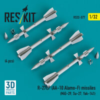 R-27EP (AA-10 Alamo-F) missiles (4 pcs) (MiG-29, Su-27,...