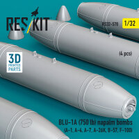 BLU-1A (750 lb) napalm bombs (4 pcs) (A-1, A-4, A-7,...