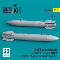 B43-0 nuclear bombs (2 pcs) (F-100D/F, F-101A/C,...