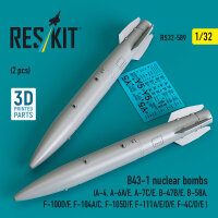 B43-1 nuclear bombs (2 pcs) (A-4, A-6A/E, A-7C/E,...