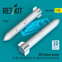 B83 nuclear bombs (2 pcs) (F-15E, F-16, F/A-18, F-111,...