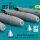 BLU-1B (750 lb) napalm bombs finned MXU-393/B (4 pcs) (A-1, A-4, A-7, A-26K, B-57, F-100) (3D Printed)