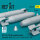 BLU-1B (750 lb) napalm bombs finned MXU-393/B (4 pcs) (A-1, A-4, A-7, A-26K, B-57, F-100) (3D Printed)