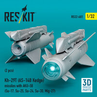 Kh-29T (AS-14B Kedge) missiles with AKU-58 (2 pcs)...