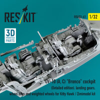 OV-10 (A, C) Bronco cockpit (Detailed edition), landing...