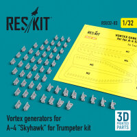 Vortex generators for A-4 Skyhawk for Trumpeter kit (3D...