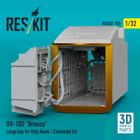 OV-10D Bronco cargo bay for Kitty Hawk/Zimimodel kit (3D...