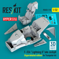 F-35A Lightning II late cockpit (Hyperdetailed edition)...