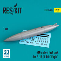 610 gallon fuel tank for F-15 (J, DJ) Eagle (1 pcs) (3D...