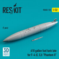 610 gallon fuel tank late for F-4 (E, EJ) Phantom II (1...