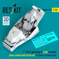 F-35A Lightning II Late cockpit (Basic edition with 3D...