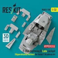 F-35A Lightning II Late cockpit (Hyperdetailed edition) for Italeri / Academy kit (3D Printed)