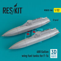 600 Gallon wing fuel tanks for F-16 (CJ/DJ Block 50/52,...