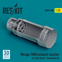 Mirage 2000 exhaust nozzle for Kitty Hawk / Zimimodel kit...