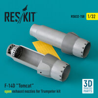 F-14D Tomcat open exhaust nozzles for Trumpeter kit (3D...