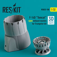 F-14D Tomcat open exhaust nozzles for Trumpeter kit (3D...
