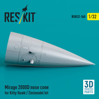 Mirage 2000D nose cone for Kitty Hawk / Zimimodel kit (3D...