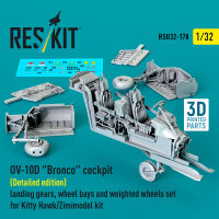 OV-10D Bronco cockpit (Detailed edition) landing gears,...