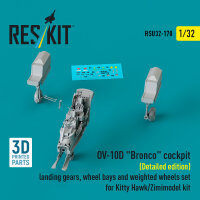 OV-10D Bronco cockpit (Detailed edition) landing gears,...
