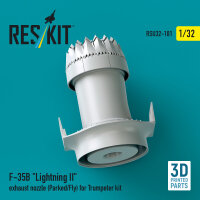 F-35B Lightning II exhaust nozzle (Parked/Fly) for...