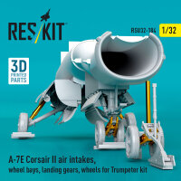 A-7E Corsair II air intakes, wheel bays, landing gears,...