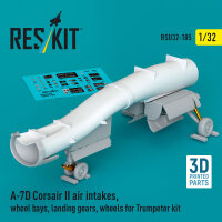 A-7D Corsair II air intakes, wheel bays, landing gears,...