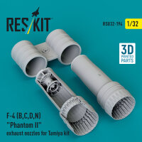 F-4 (B, C, D, N) Phantom II exhaust nozzles for Tamiya...