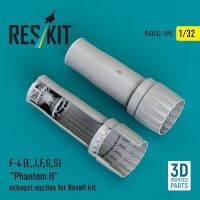 F-4 (E, J, F, G, S) Phantom II exhaust nozzles for Revell...