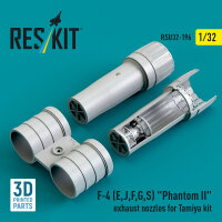 F-4 (E, J, F, G, S) Phantom II exhaust nozzles for Tamiya...
