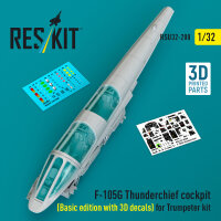 F-105G Thunderchief cockpit (Basic edition with 3D...