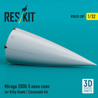 Mirage 2000-5 nose cone for Kitty Hawk / Zimimodel kit...