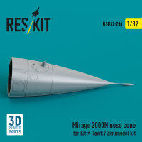 Mirage 2000N nose cone for Kitty Hawk / Zimimodel kit (3D...