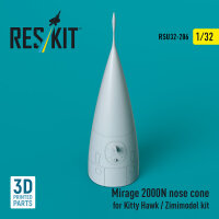 Mirage 2000N nose cone for Kitty Hawk / Zimimodel kit (3D...