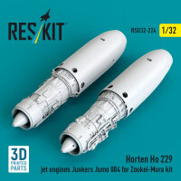 Horten Ho 229 jet engines Junkers Jumo 004 (2 pcs) (3D...
